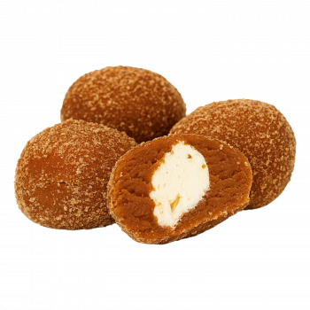 Törtchen mit Creme aus gezuckerter Kondensmilch